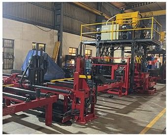 Beam welding line