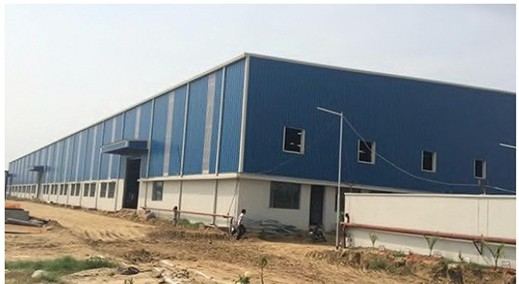 PEB with blue cladding