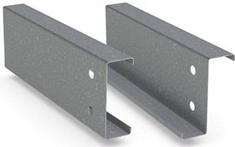 Galvanised C and Z purlins