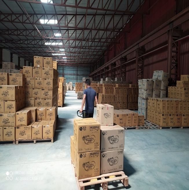 Stock ready for dispatch